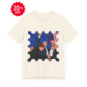 Trump Defiance Postage Stamp [Pop Art] - Unisex T-Shirt